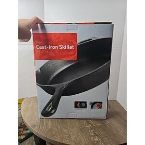 new Pre-Seasoned 12.5 Inch Cast Iron Skillet Multipurpose  by Utopia Kitchen